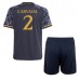 Real Madrid Daniel Carvajal #2 Replika Babykläder Borta matchkläder barn 2023-24 Korta ärmar (+ Korta byxor)